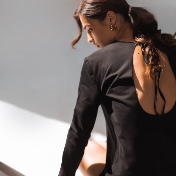 🔥 Handmade Black Open-Back Dress – Limited Edition - Picture 8 of 9